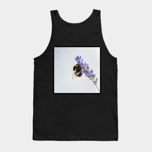 Bumble Bee on Lavendar Tank Top